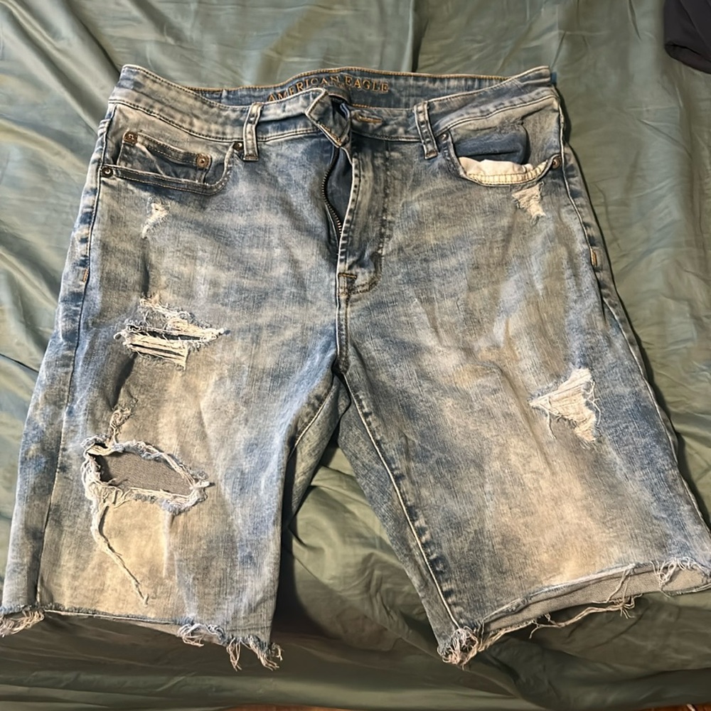 American eagle jean shorts